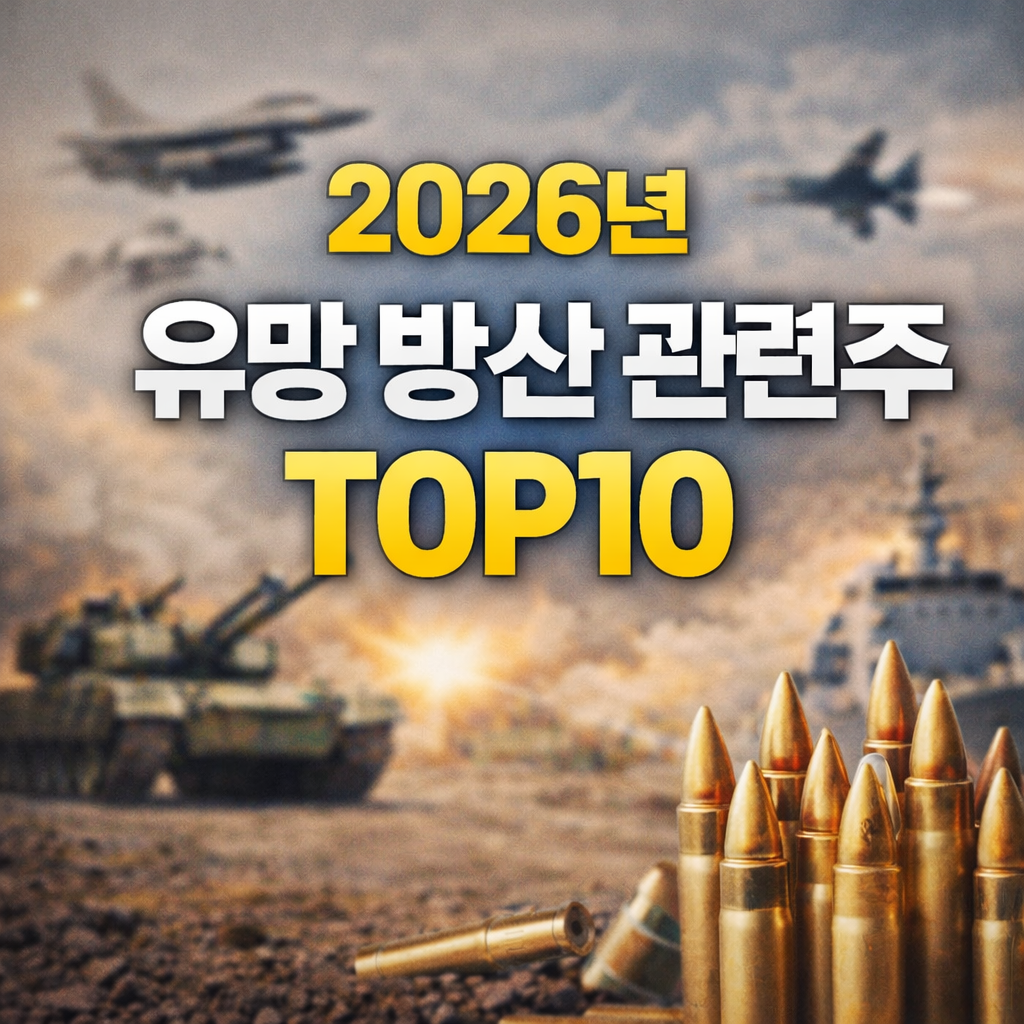 한국 방산 관련주 TOP10 ❘ 2026년 유망 방산주