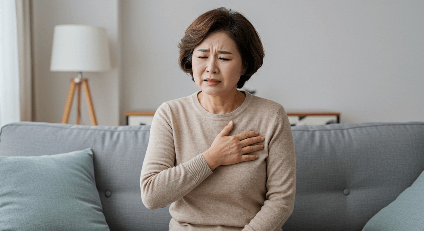 갱년기 가슴 두근거림 사진 1