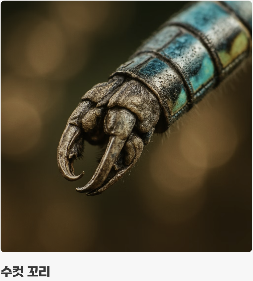 꿀팁 2. 꼬리 끝을 보면 알 수 있어요