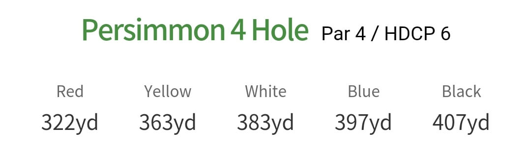 솔모로 컨트리클럽 퍼시몬코스 4