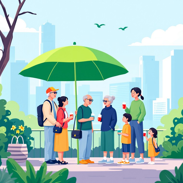 외부 무더위 쉼터