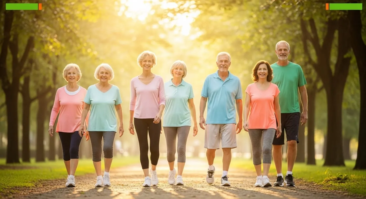 50대 무릎관절염 통증 줄이는 걷기 자세