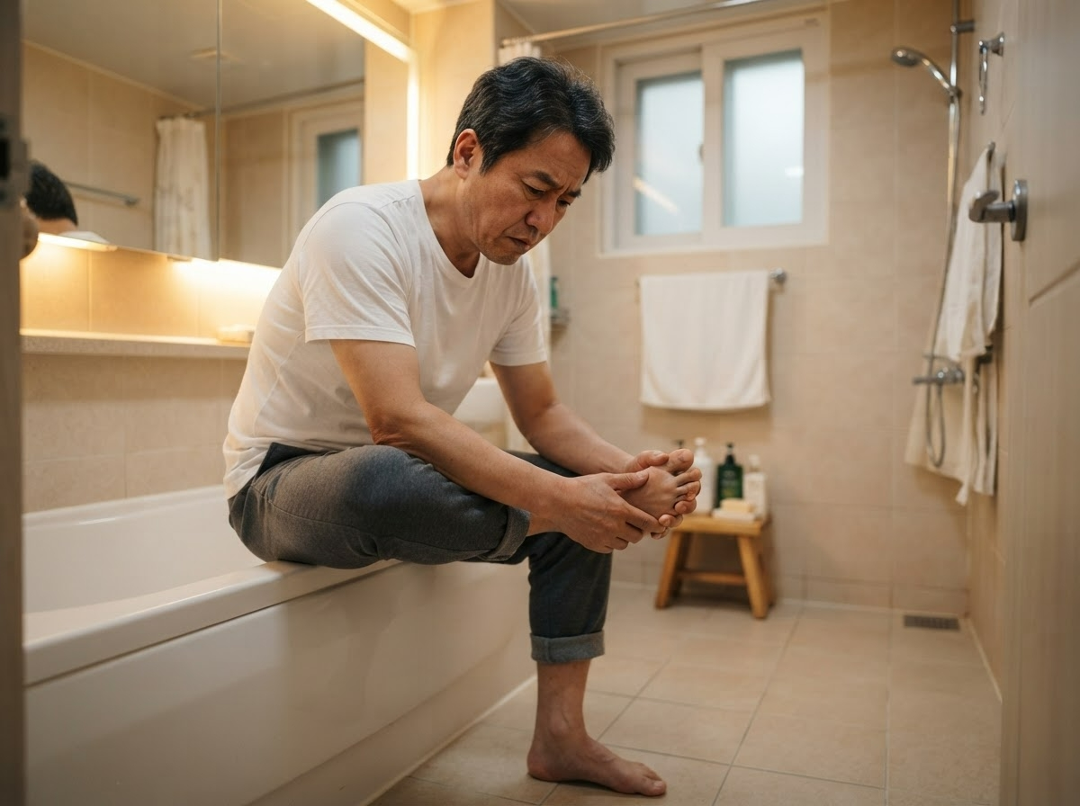 가족 무좀 전염 예방법