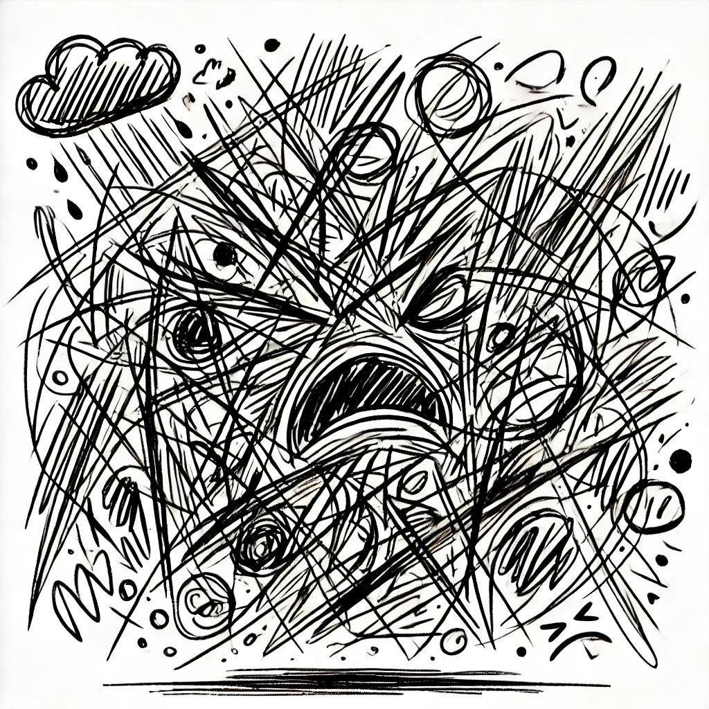 선과 형태가 나타내는 심리 상태