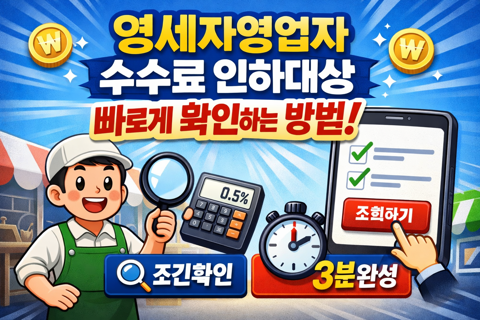 영세자영업자 수수료 인하