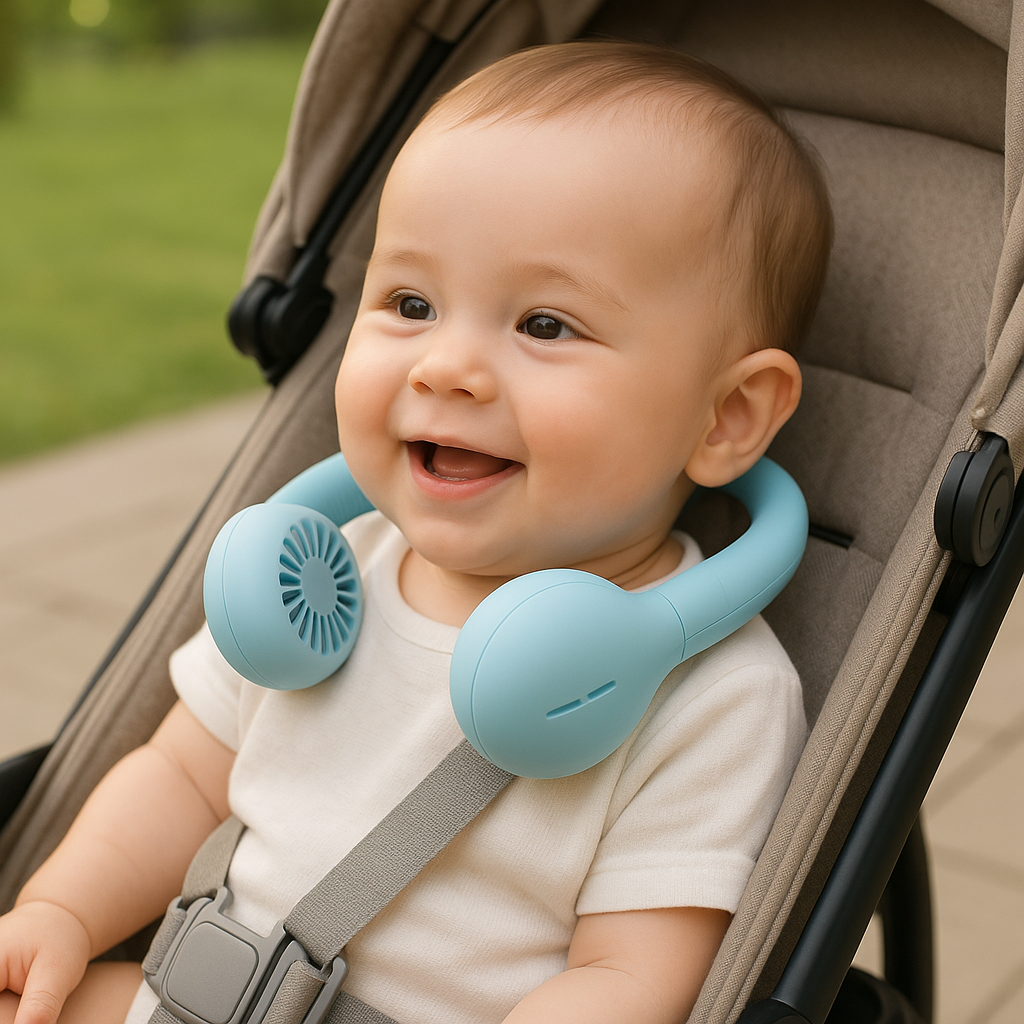 여름철 필수템? ‘아기 전용 목 선풍기’ 외출 후기