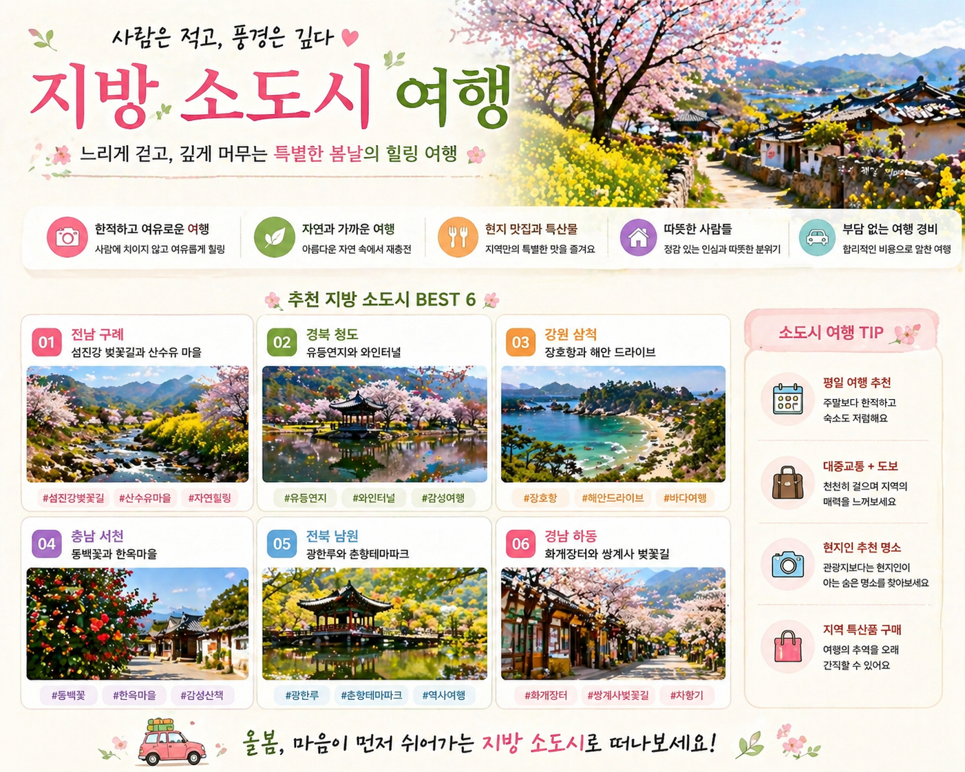 2026년 지방 소도시 여행 관련 사진