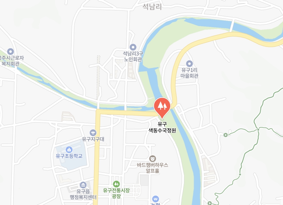 유구색동수국정원지도