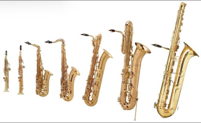 색소폰 종류에 관련된 사진