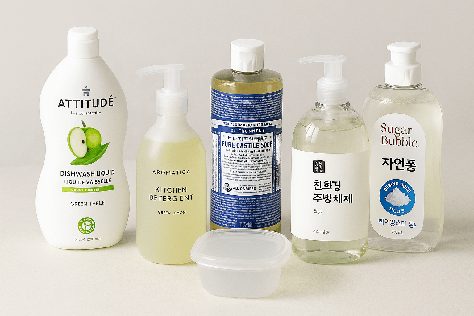 친환경 주방세제 5종 리뷰