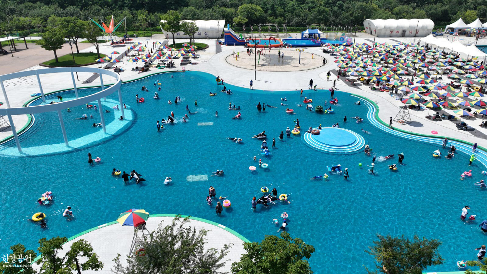 여의도 한강 수영장 사진