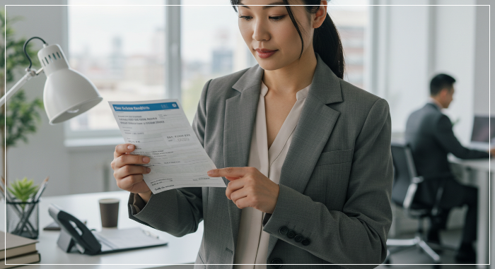 정부지원혜택을-비교하는-직장인여성