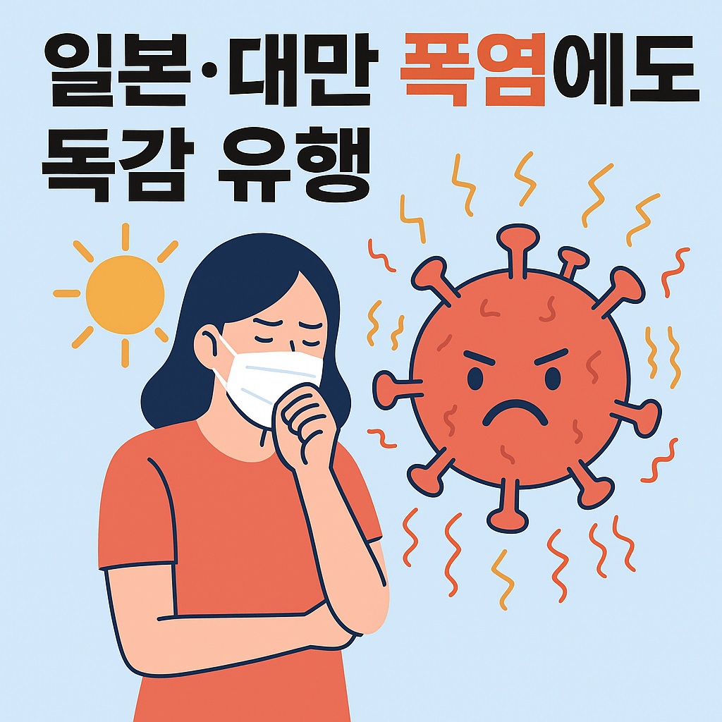 일본 대만 독감유행