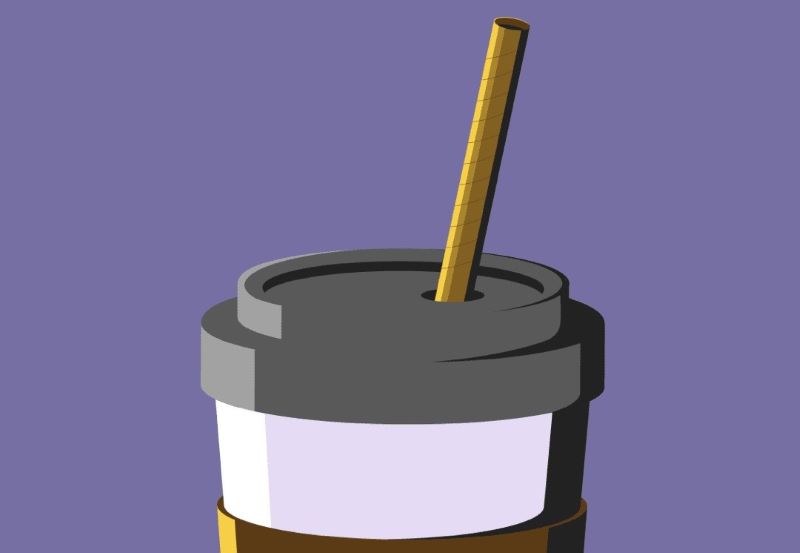 일회용 사용규제 곤련 일러스트 이미지 < 출처 : 롯데카드 >