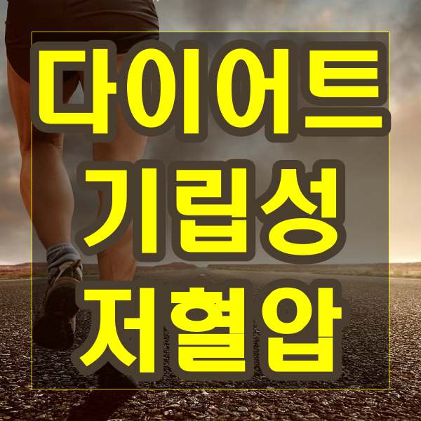 다이어트 기립성 저혈압