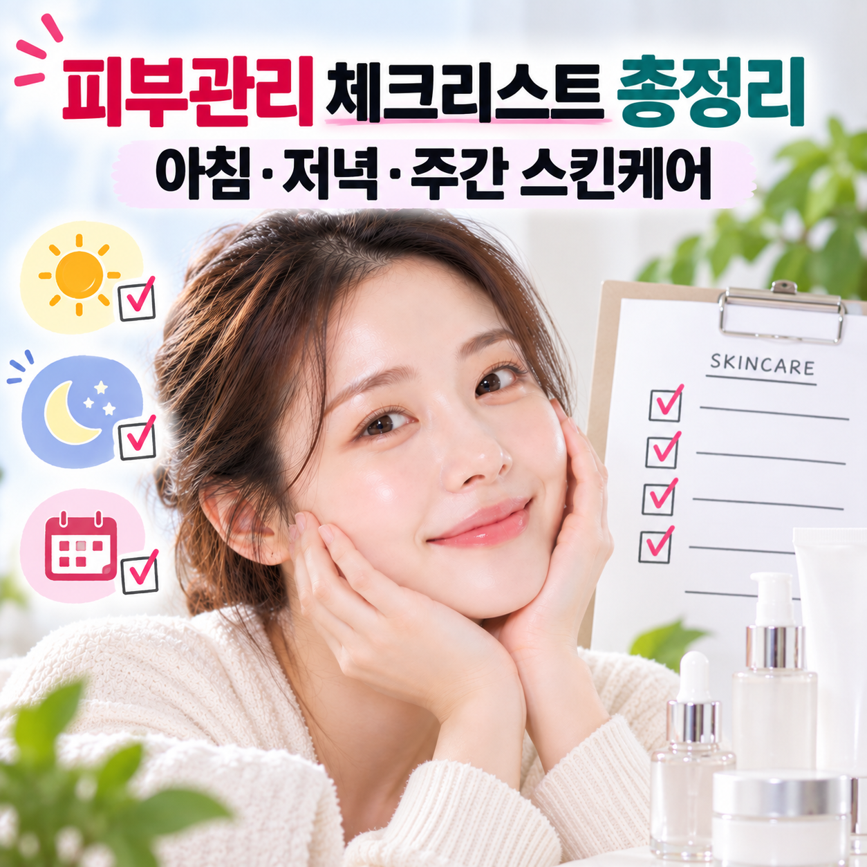 피부관리 체크리스트