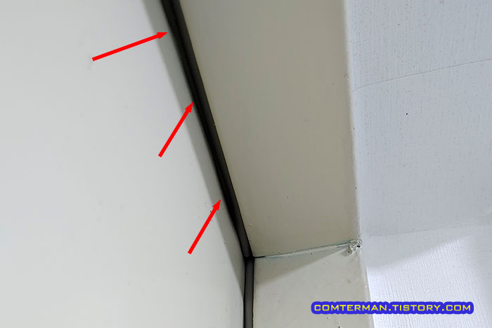 철문 고무 패킹 설치 높이