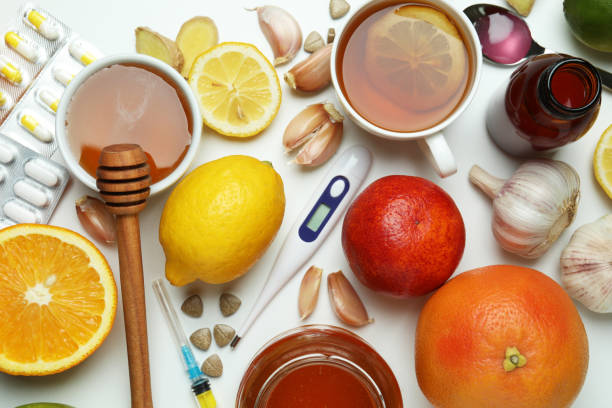 독감에 도움되는 음식 사진