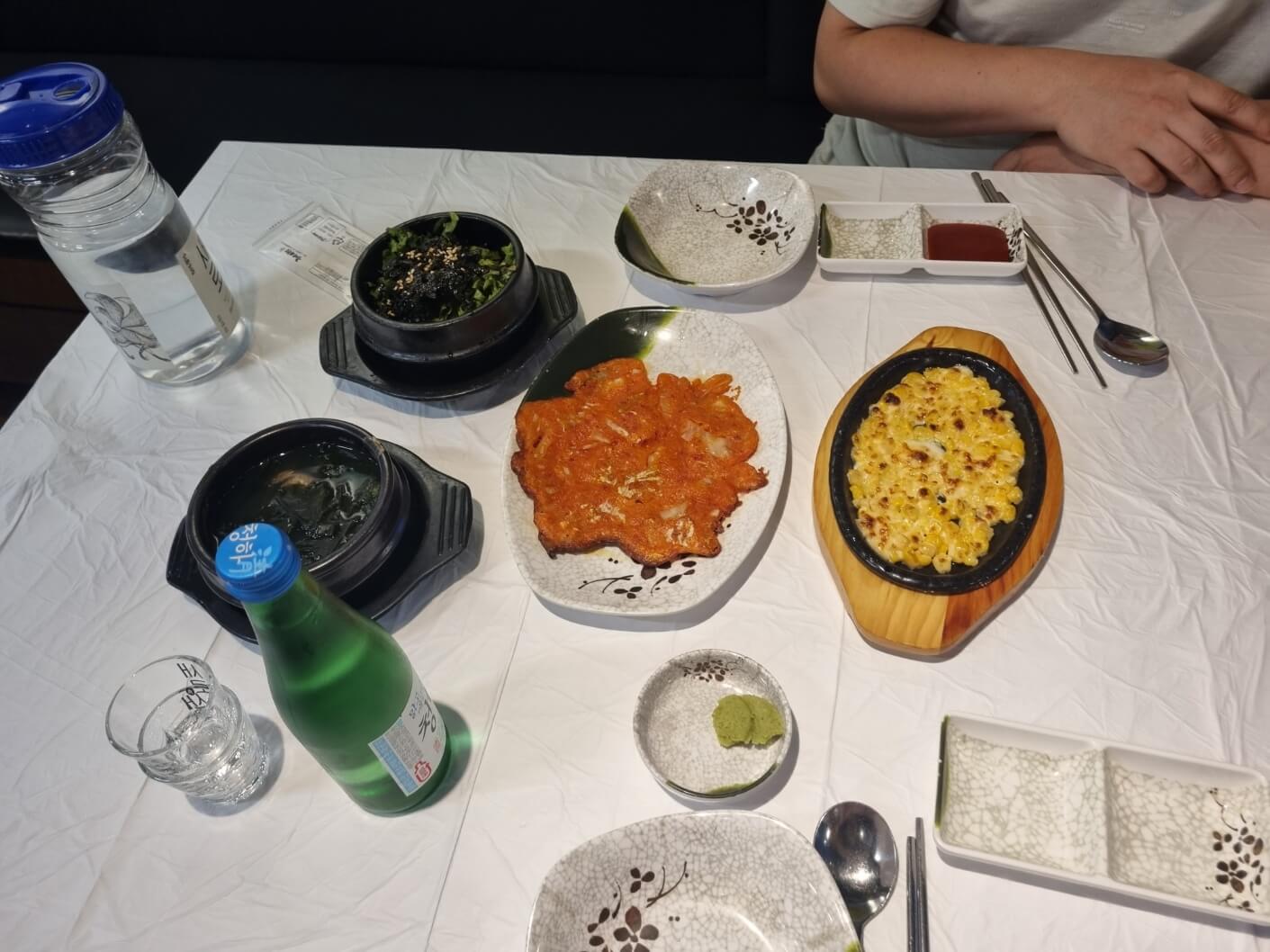 천안 서북구 삼다도 횟집 기본세팅