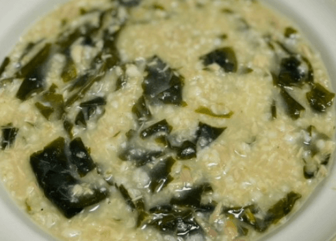 오트밀 미역죽 만드는 법( 만들기)