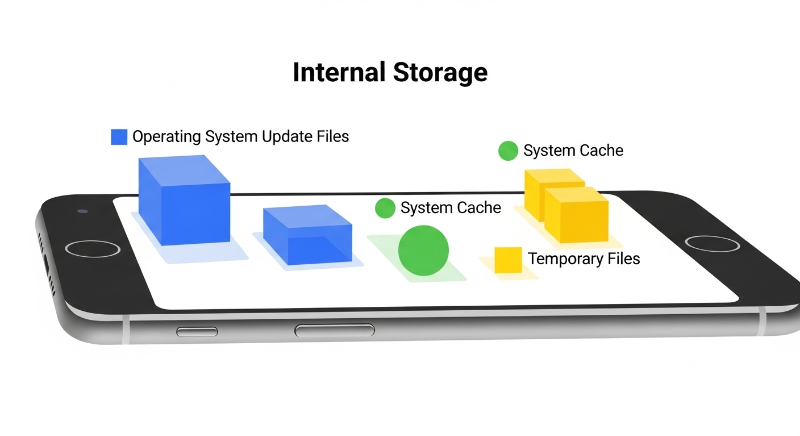 스마트폰 용량 부족: 다운로드파일의 용량