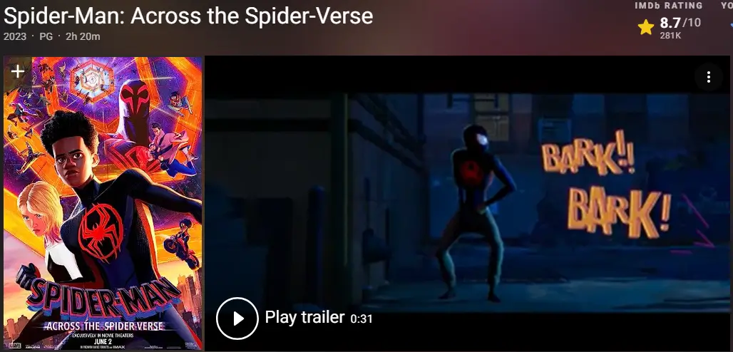 스파이더맨 어크로스 더 유니버스