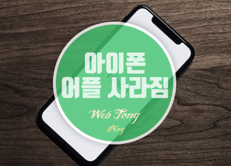 아이폰 어플 사라짐