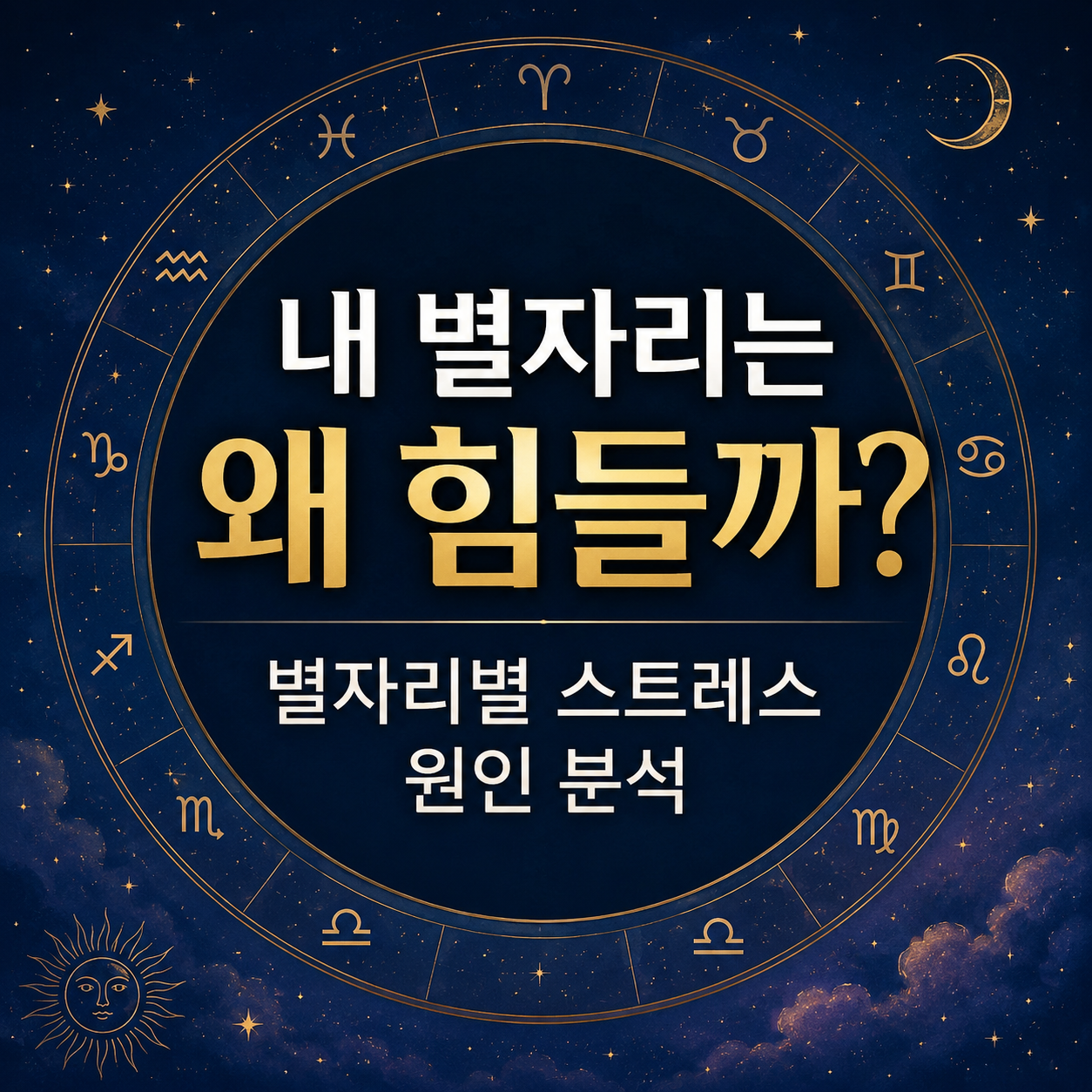 별자리별 스트레스 원인 분석