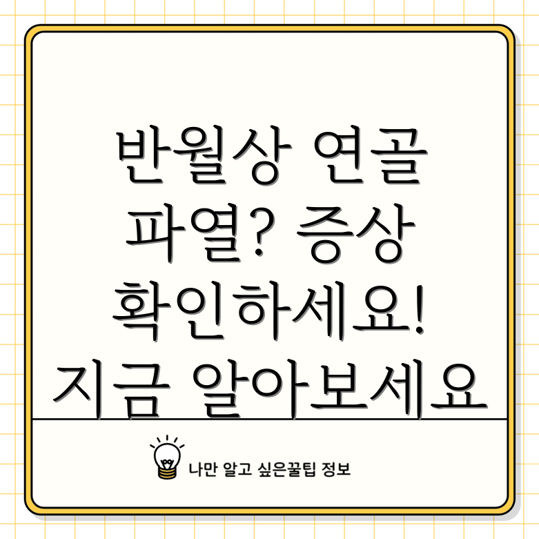 반월상연골파열