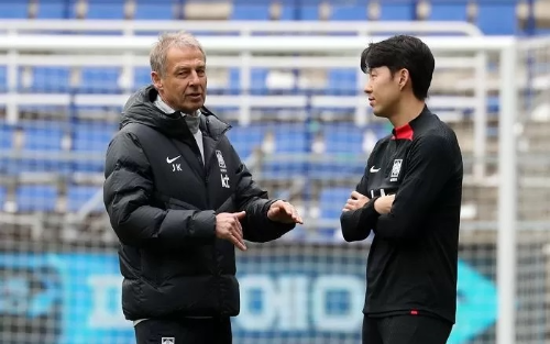 알트태그-손흥민과 클린스만 감독