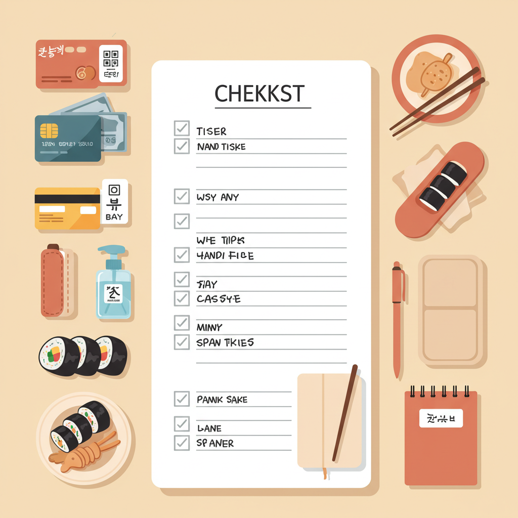 한눈정리 표와 체크리스트