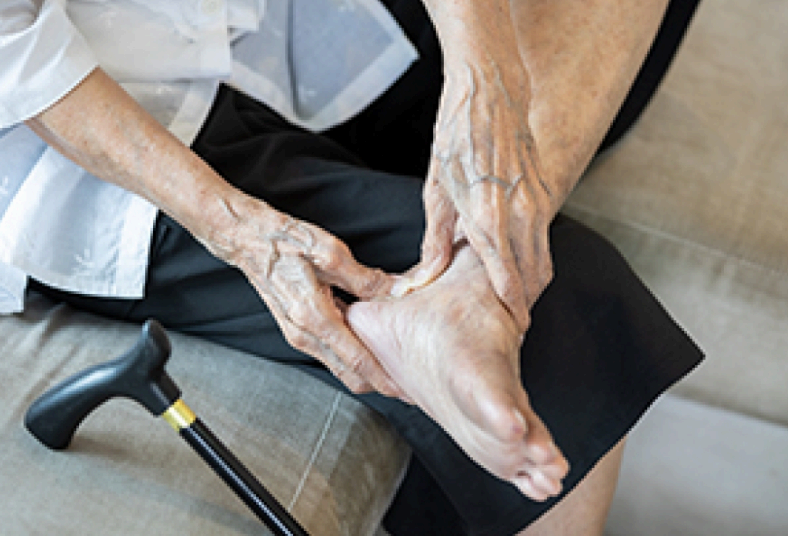 발바닥 근막 관리 운동 이미지사진