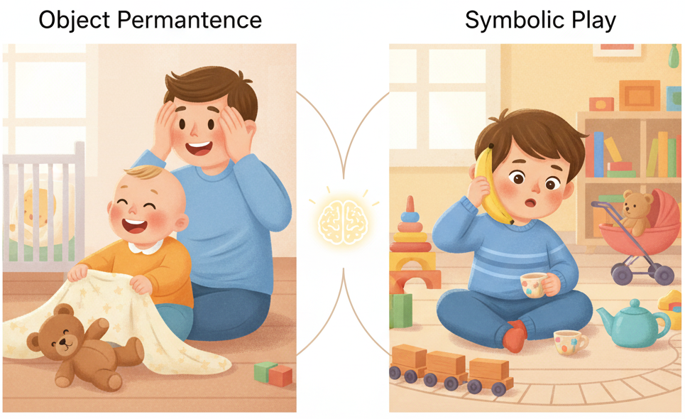 피아제 대상 개념 구분