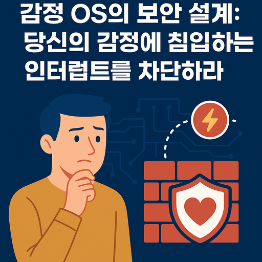 감정 OS의 보안 설계 : 당신의 감정에 침입하는 인터럽트를 차단하세요