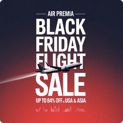 에어프레미아 블랙 프라이데이 특가 항공권 할인 이미지