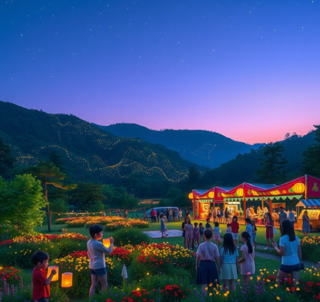 무주반딧불축제그림