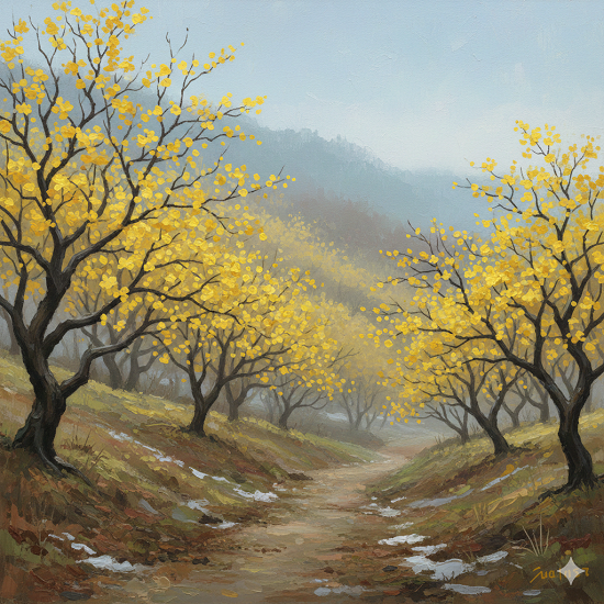 산수유 이미지