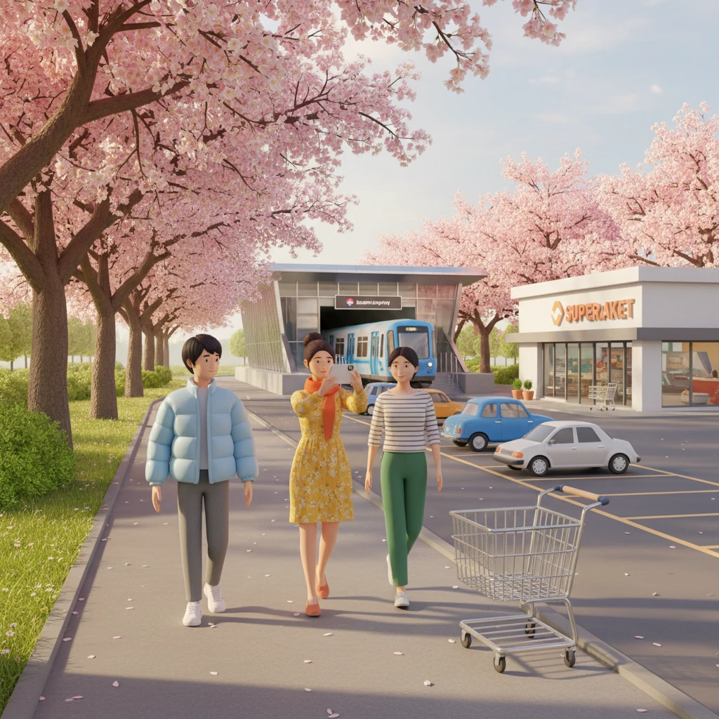 용인 수지구 벚꽃 산책로 베스트 3곳..