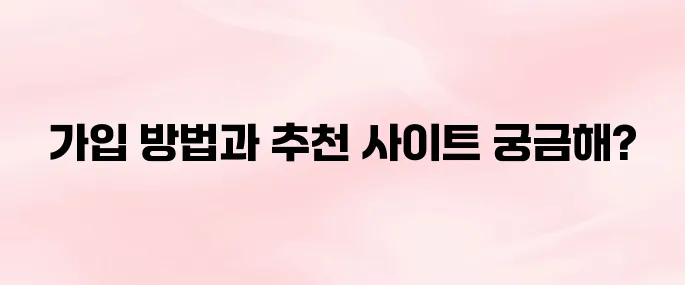 해외 여행자 보험 인터넷 가입방법 및 추천 사이트