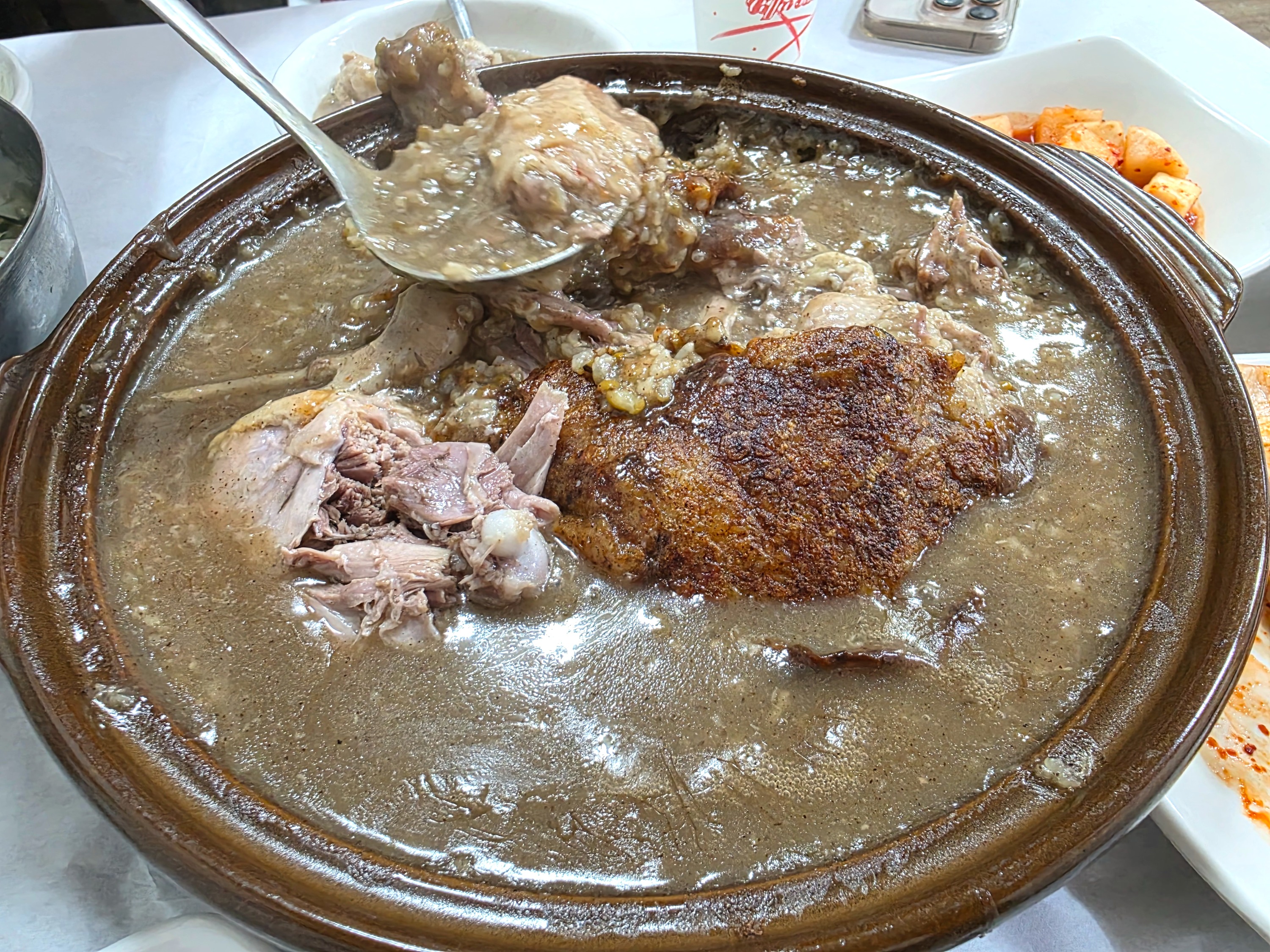 수통골 장수오리 오리누룽지백숙 2인 반마리 가격 주차 08