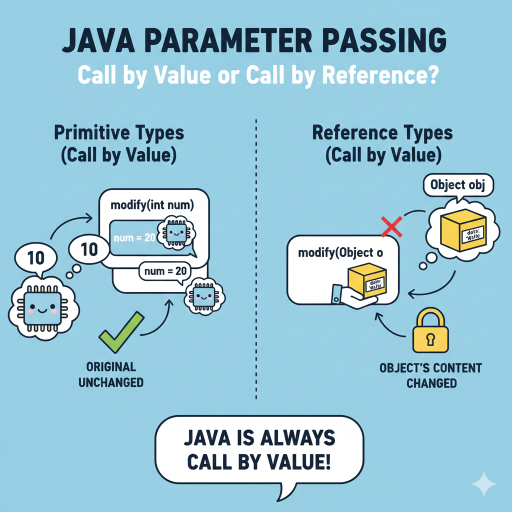 Java의 파라미터 전달 방식
