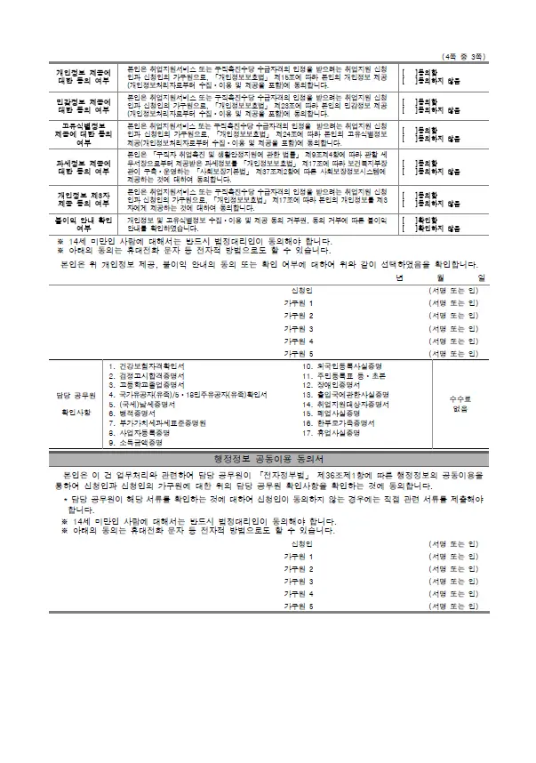 국민취업지원제도 신청 필요 서류
