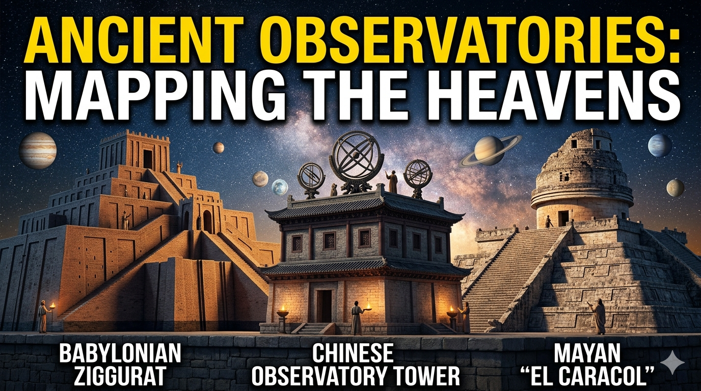 세계 최초의 천문대는 어디였을까: 바빌로니아&middot;중국&middot;마야 문명의 천문 관측소 비교