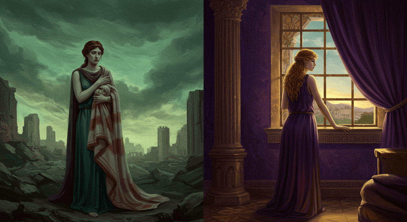 안드로마케 vs 헬레네 고통의 방식은 달랐다 (사랑, 책임, 슬픔) 관련 사진