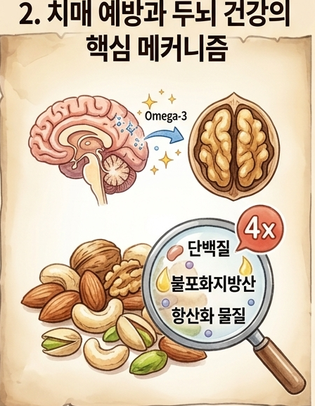 세계 10대 슈퍼푸드 견과류 효능 총정리: 두뇌 건강 지키는 하루 권장량 가이드