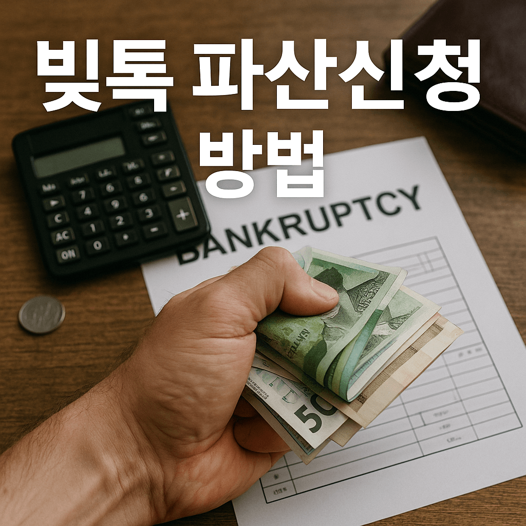 빚톡 파산신청 방법