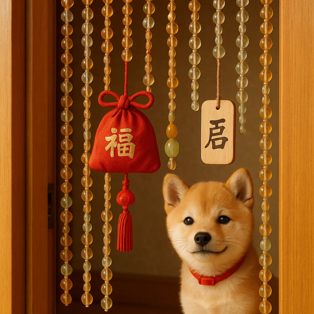 🧵현관 비즈커튼, 복을 부르는 설치 비법?