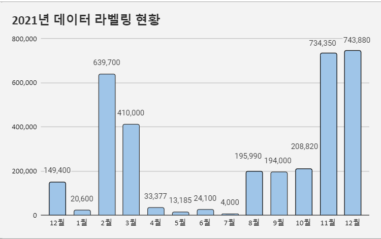 2021년 1년 데이터 라벨링 부수입
