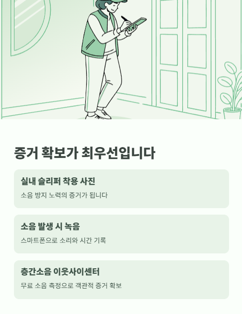 증거 확보가 최우선 입니다