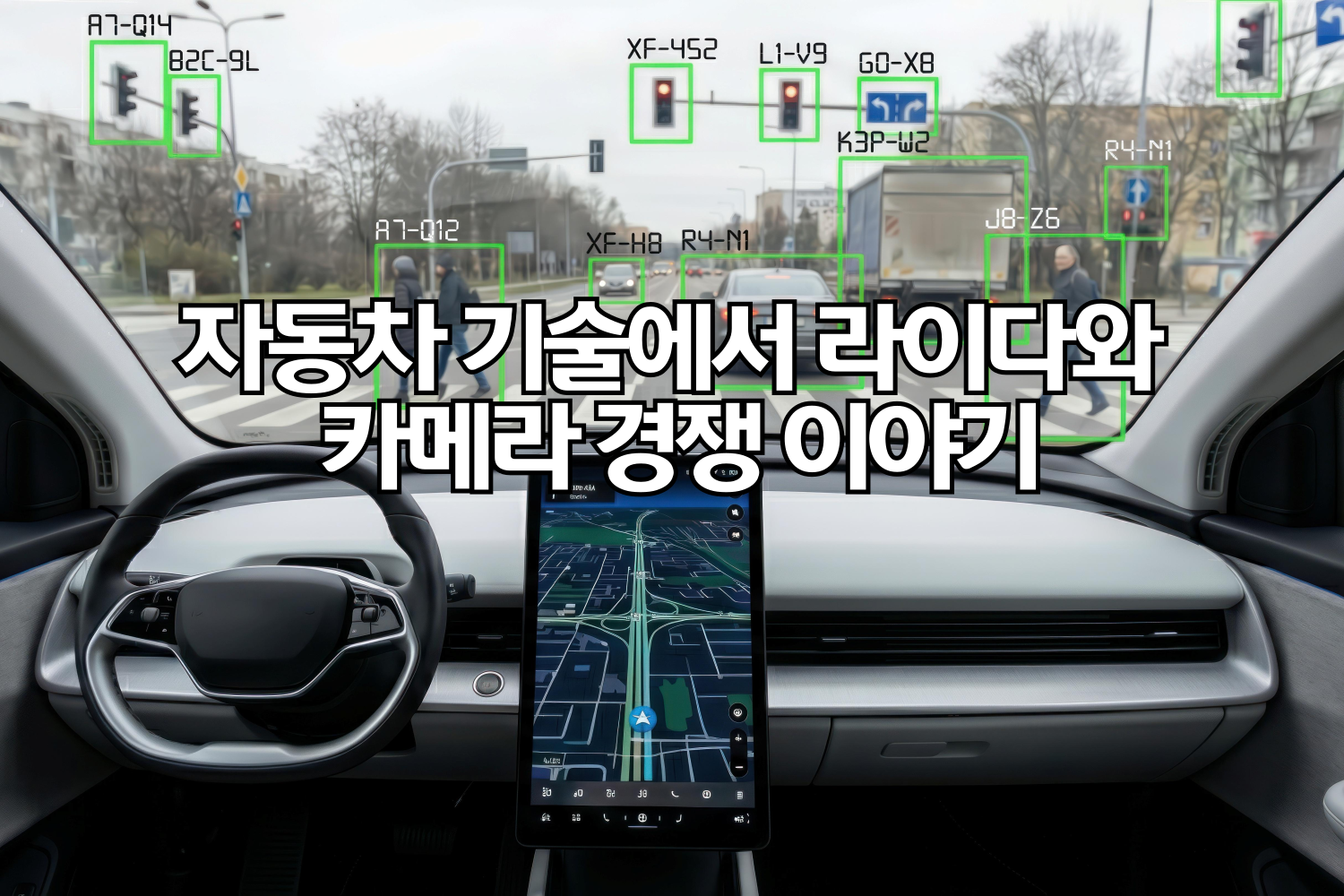 자동차 기술에서 라이다와 카메라 경쟁 이야기